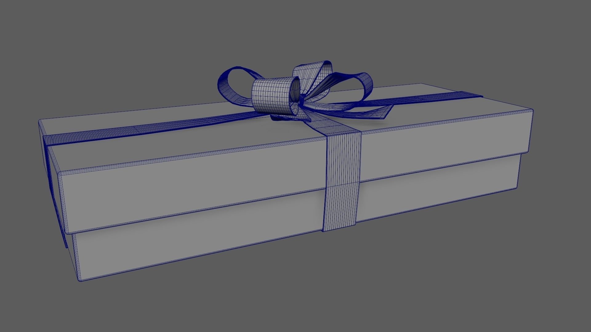 Christmas Gift Box 06 - V12 Low-poly 3D model_17