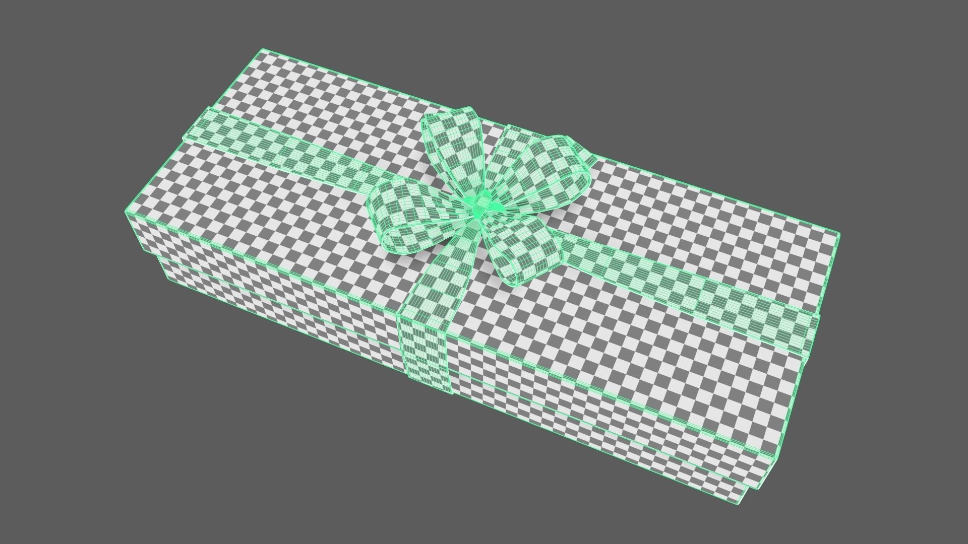 Christmas Gift Box 06 - V12 Low-poly 3D model_12