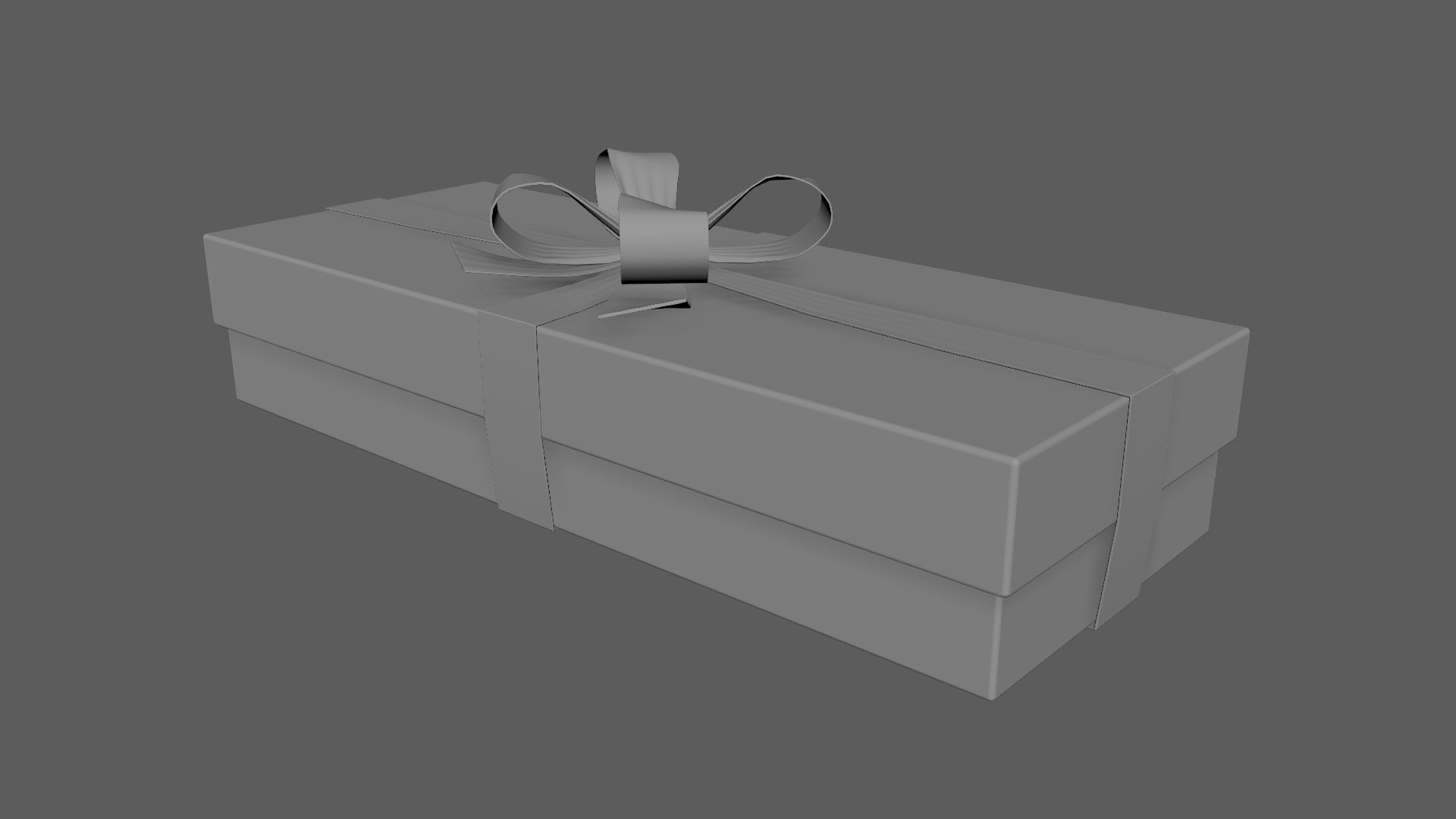 Christmas Gift Box 06 - V12 Low-poly 3D model_6