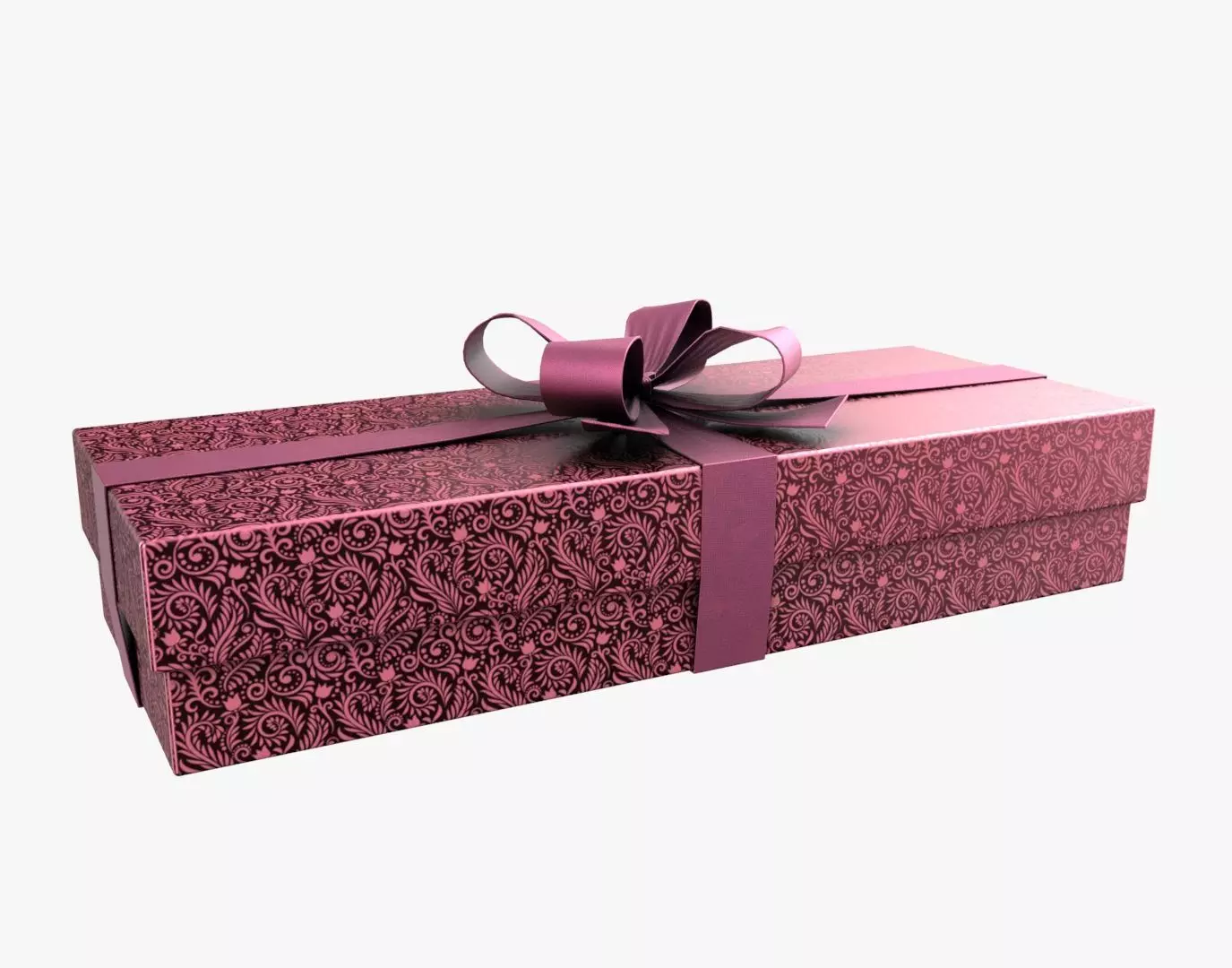 Christmas Gift Box 06 - V12 Low-poly 3D model_0