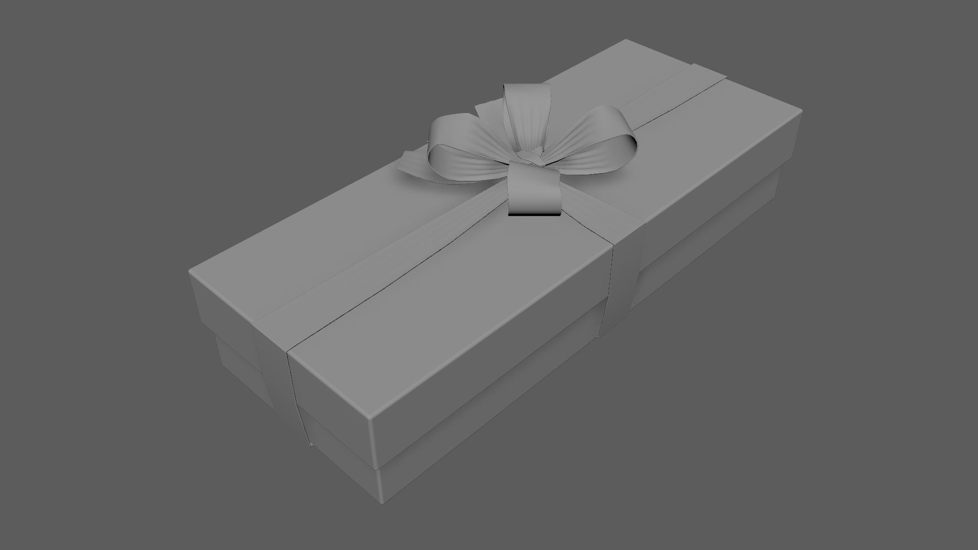 Christmas Gift Box 06 - V12 Low-poly 3D model_7