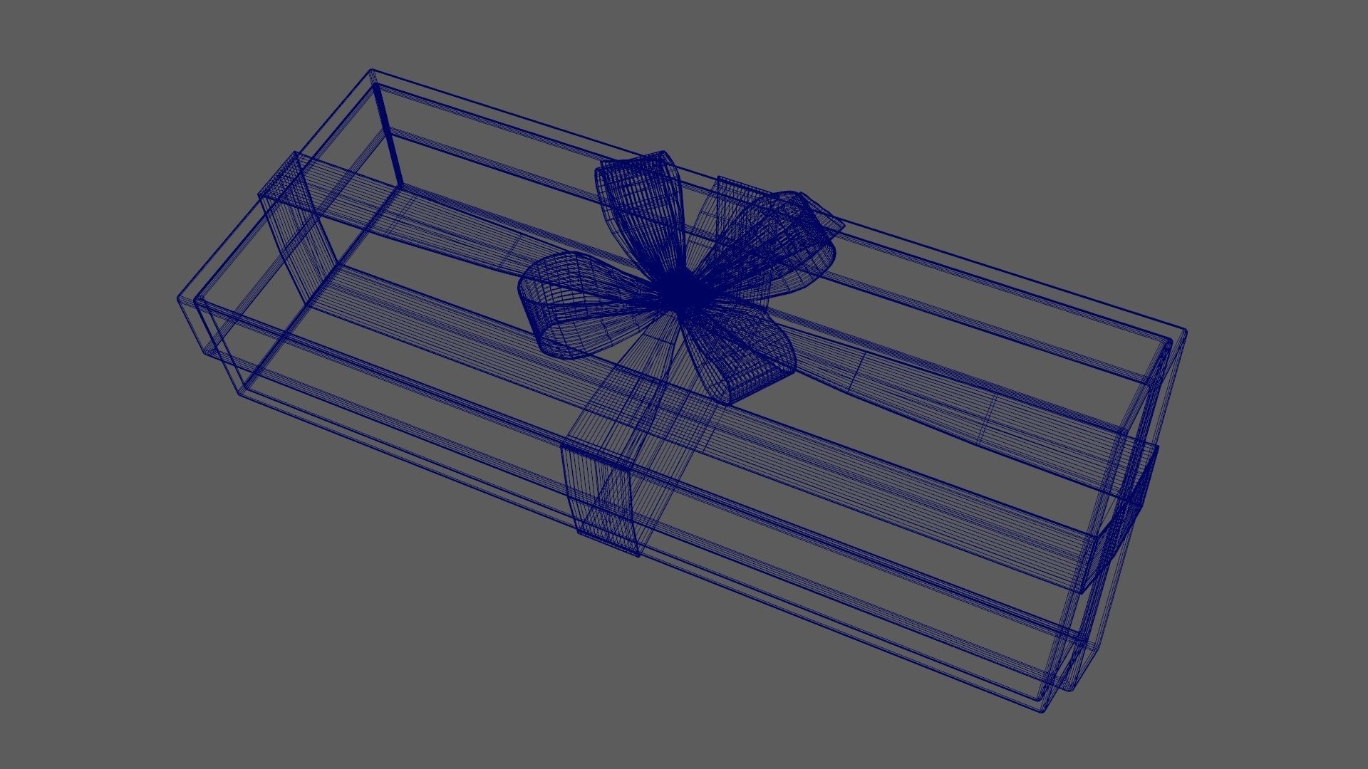 Christmas Gift Box 06 - V12 Low-poly 3D model_16