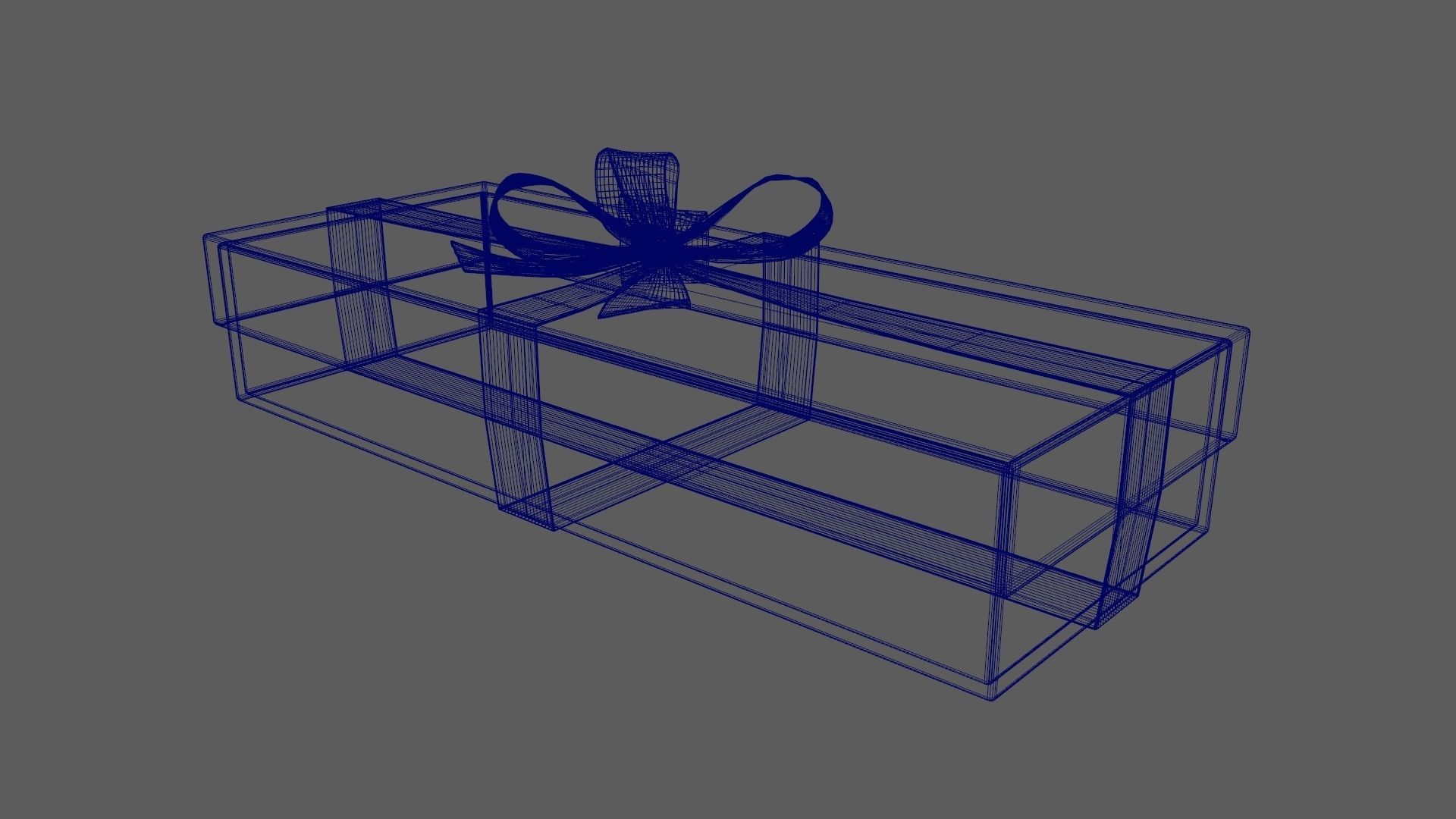 Christmas Gift Box 06 - V12 Low-poly 3D model_14