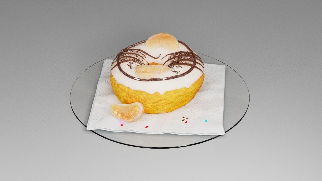 Donut five 3D model_17