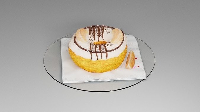 Donut five 3D model 7