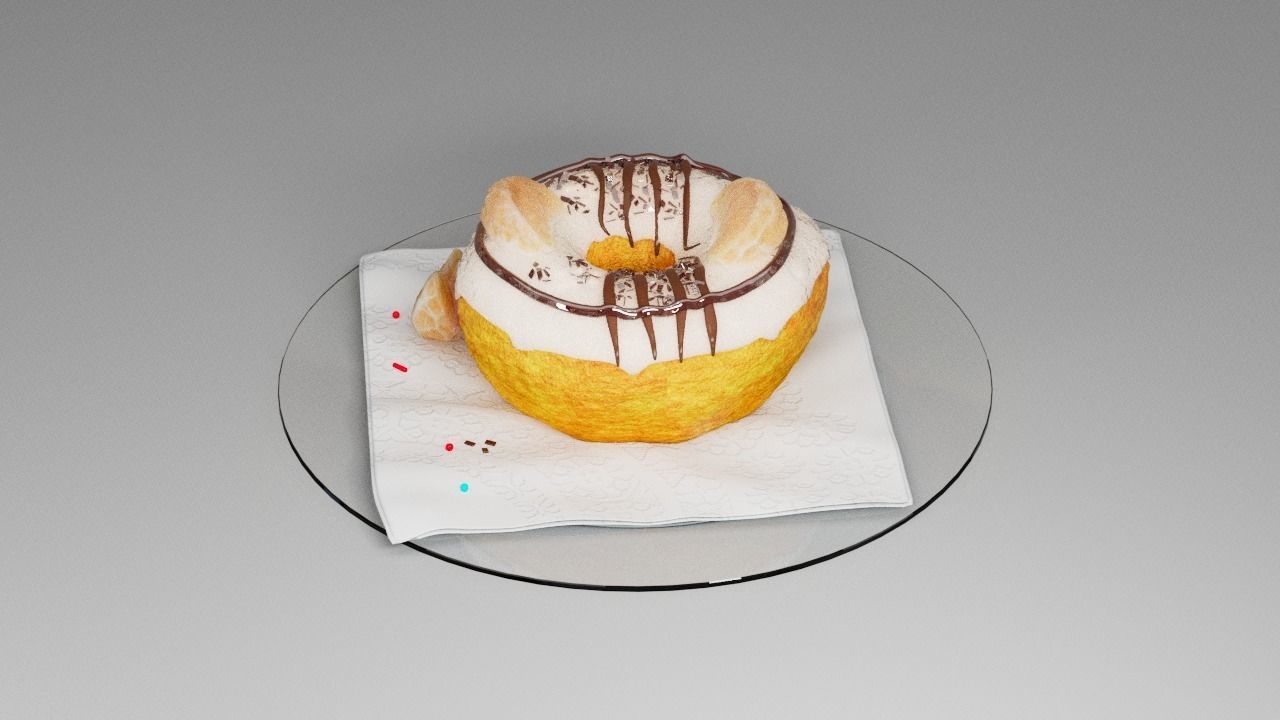Donut five 3D model_13