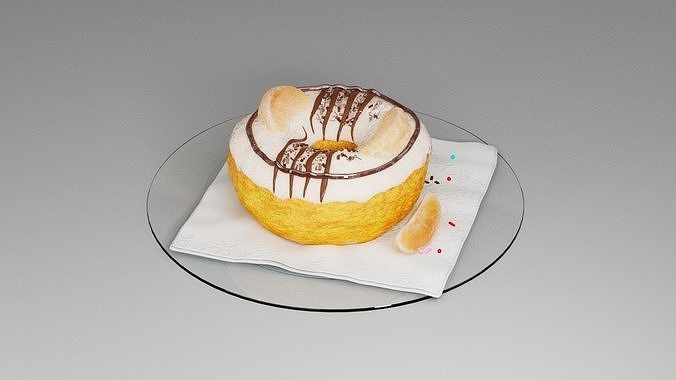 Donut five 3D model 6
