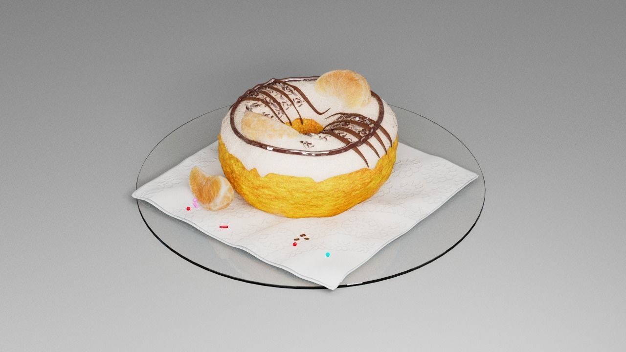 Donut five 3D model_15
