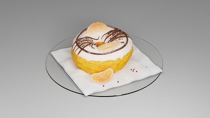 Donut five 3D model 3
