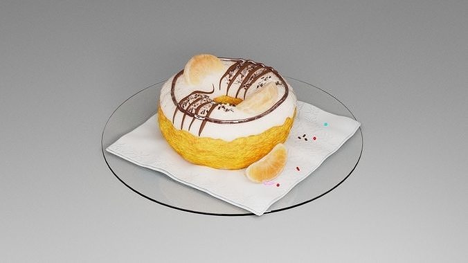 Donut five 3D model 5