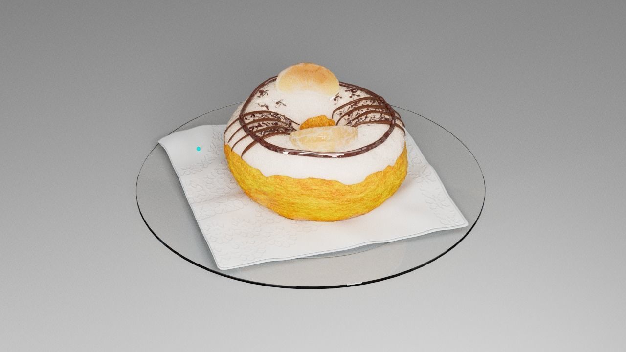 Donut five 3D model_10