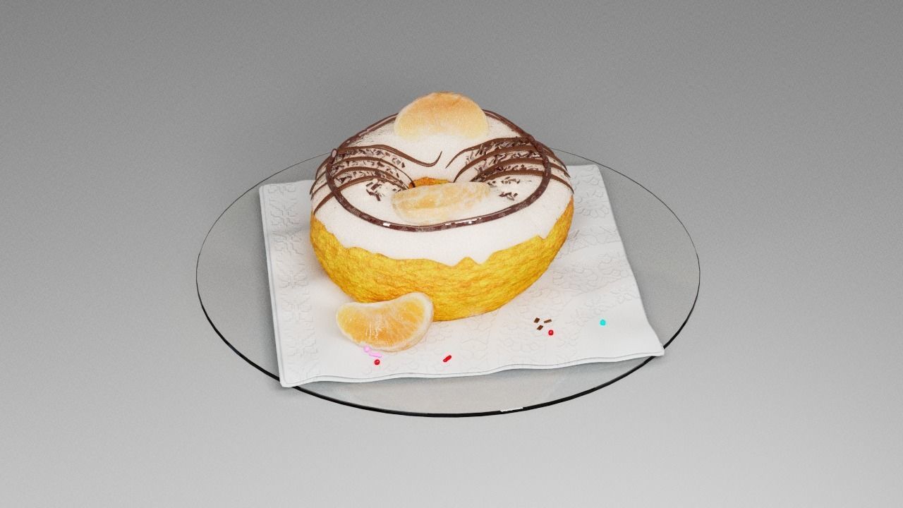 Donut five 3D model_18