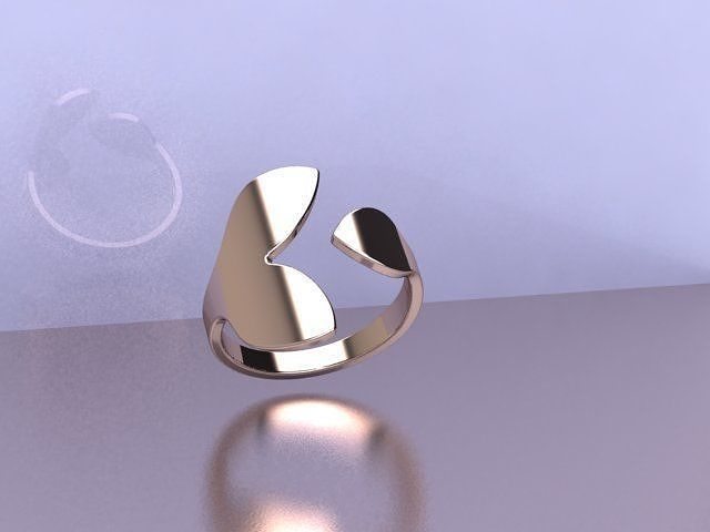 Leaf Ring Free 3D print model