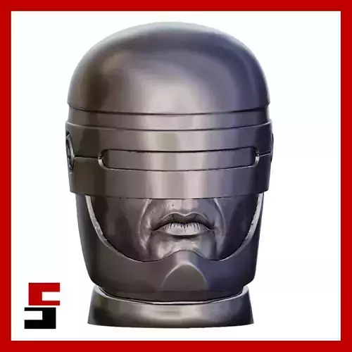 RoboCop Bust Head Face 3D print model