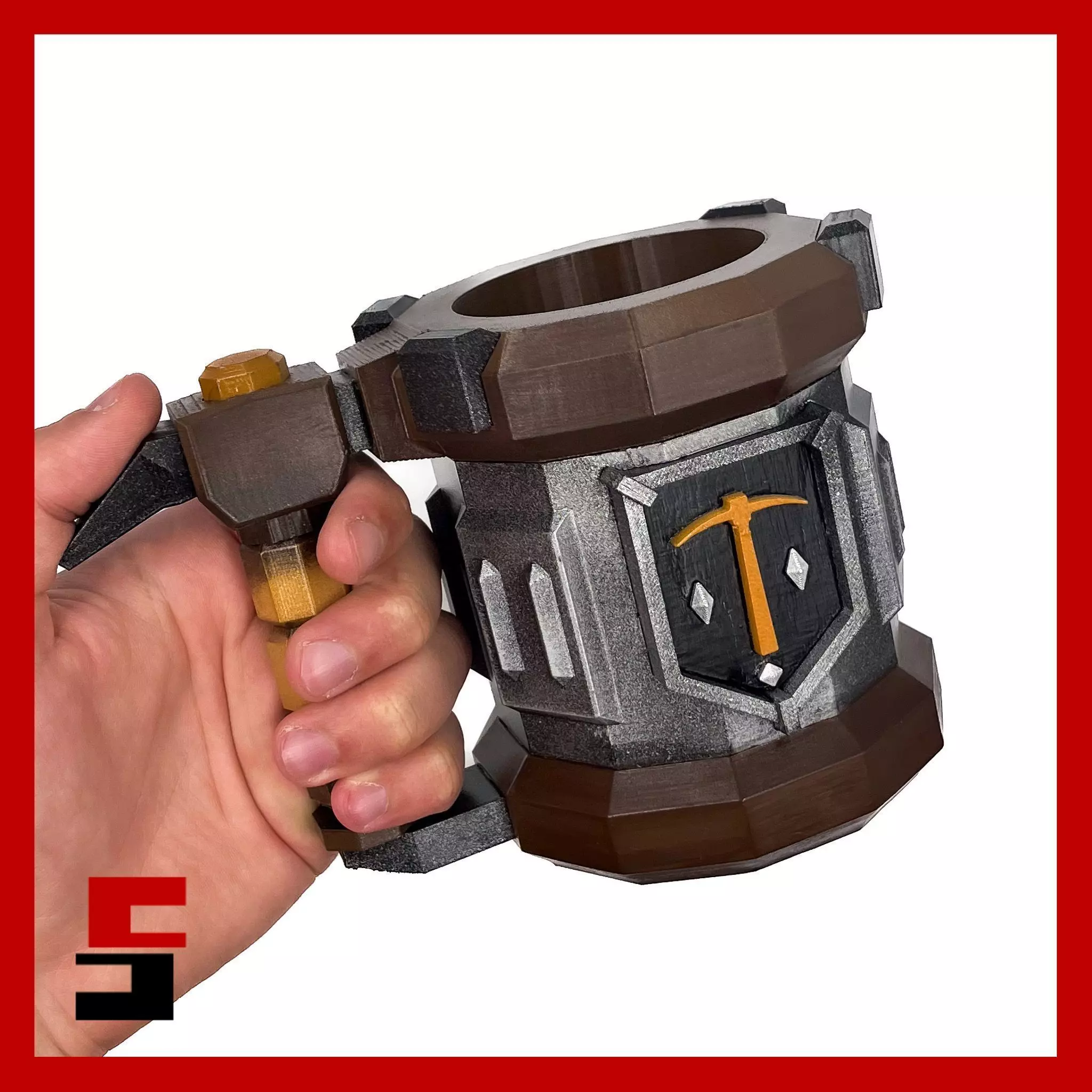 Backbreaker Stout Mug Deep Rock Galactic 3D print model_0