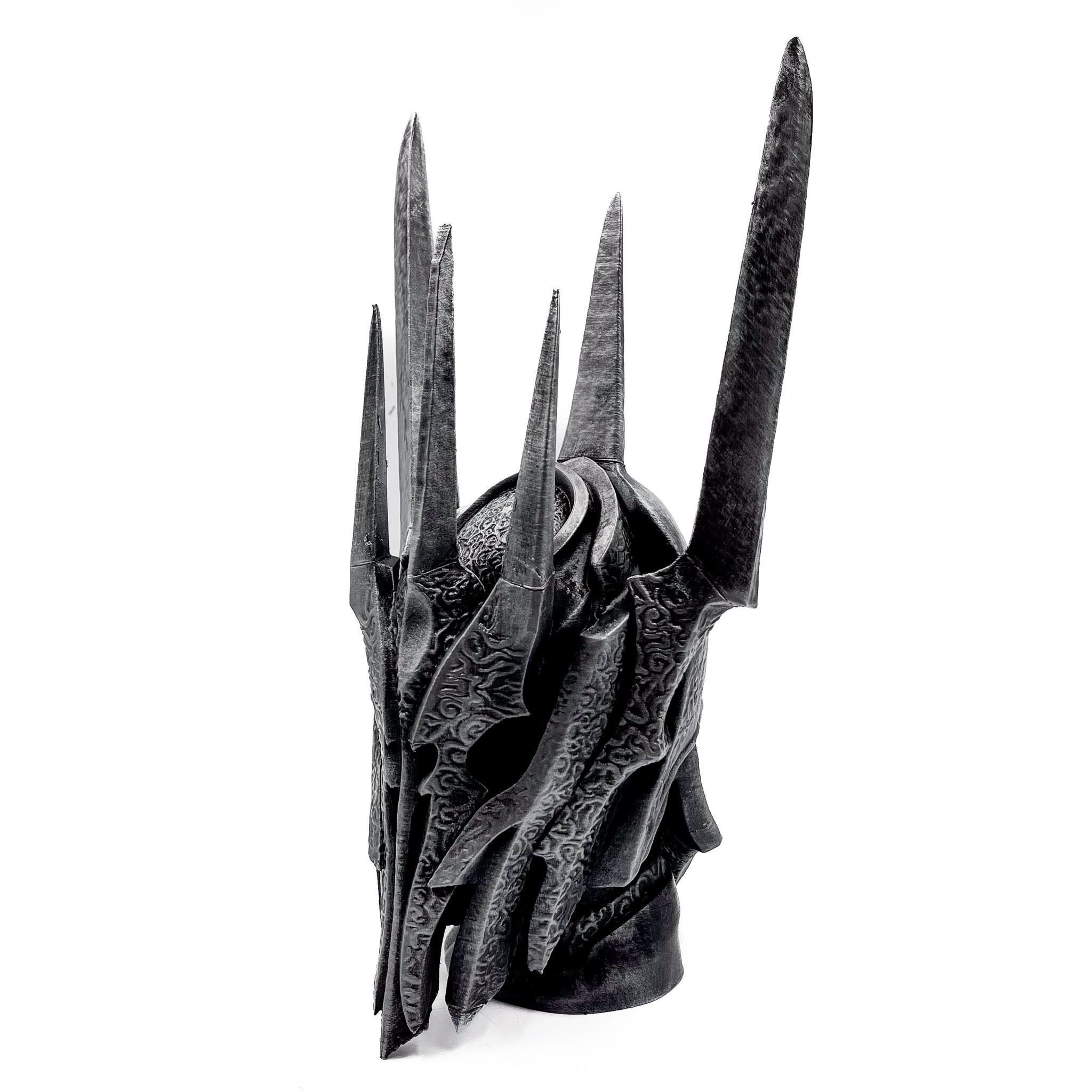 Sauron Head Helm Helmet Lord of the Rings LOTR 3D print model_6