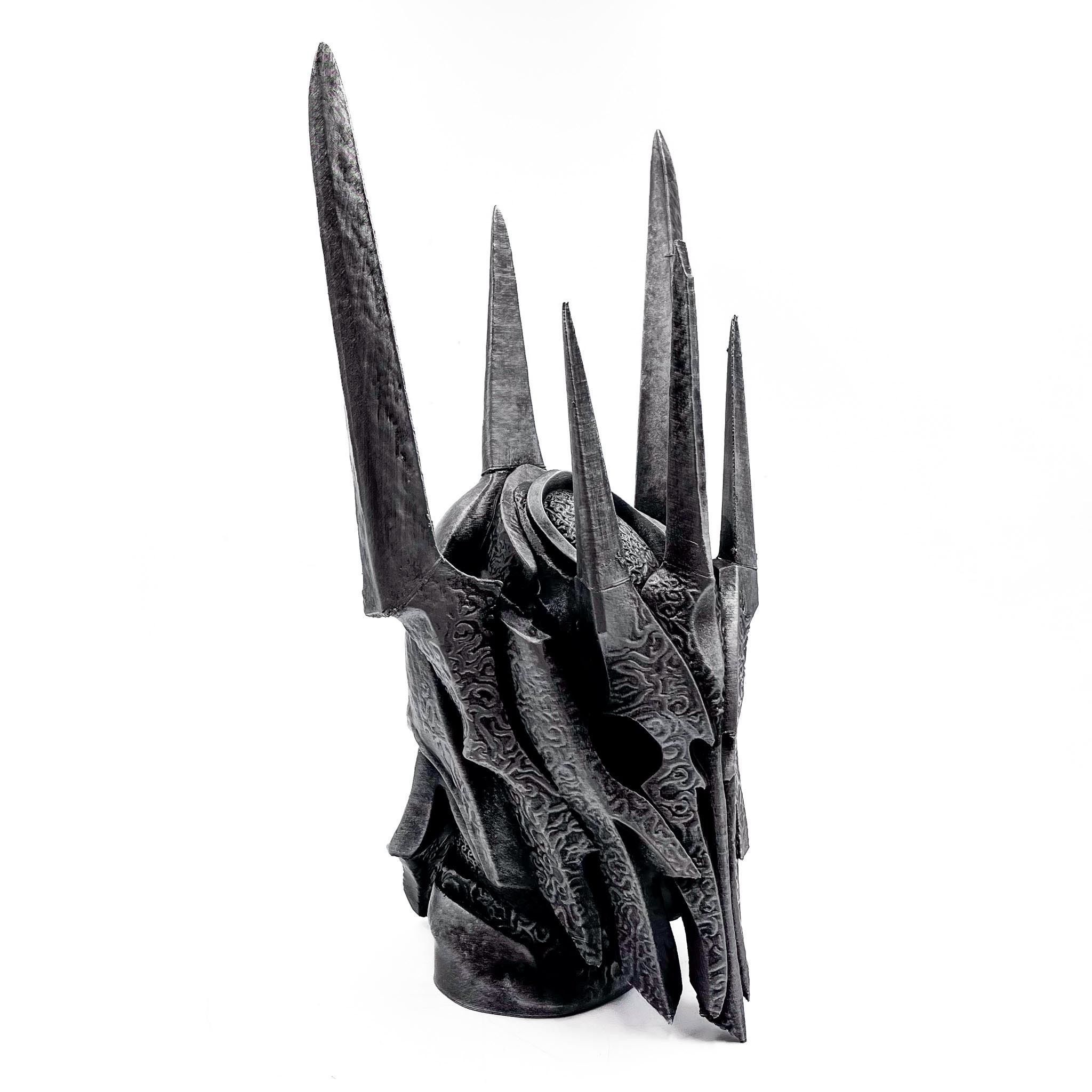 Sauron Head Helm Helmet Lord of the Rings LOTR 3D print model_5