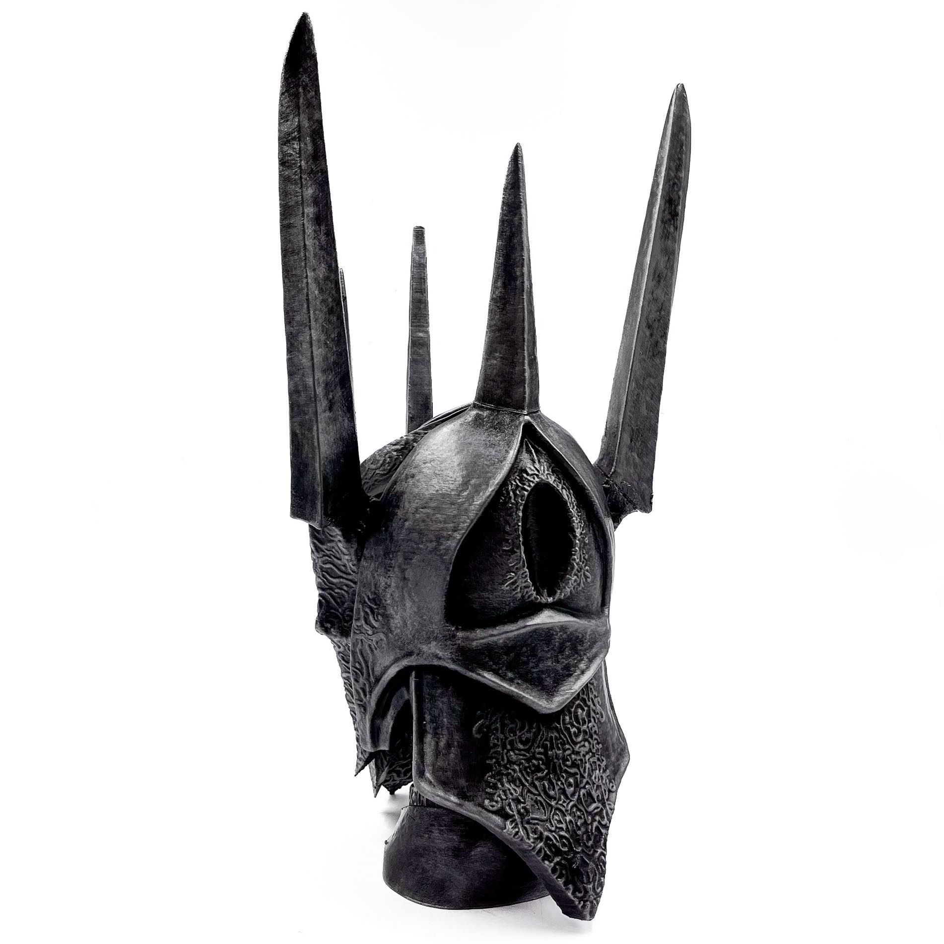 Sauron Head Helm Helmet Lord of the Rings LOTR 3D print model_3