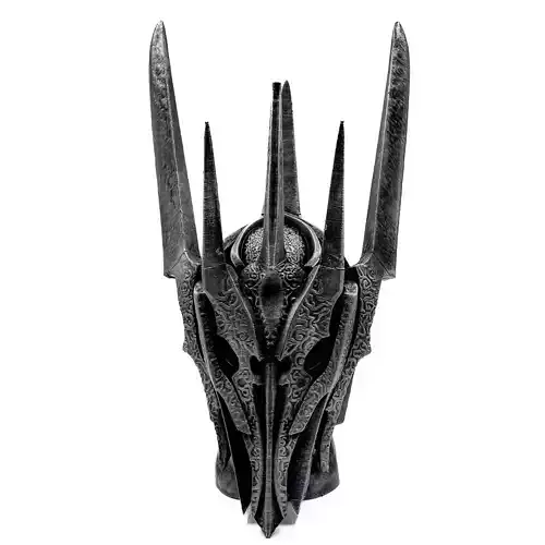 Sauron Head Helm Helmet Lord of the Rings LOTR 3D print model