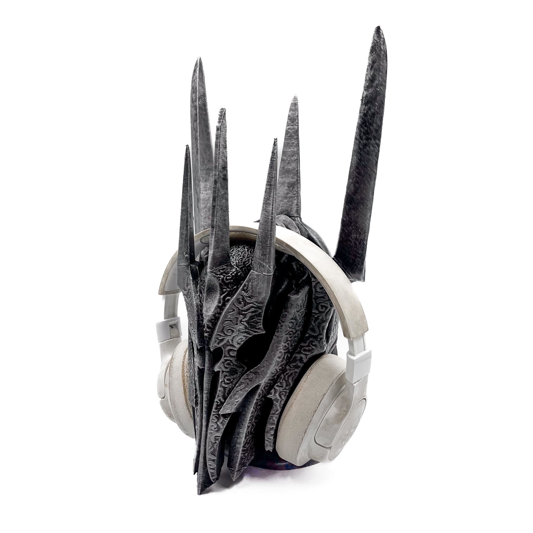 Sauron Head Helm Helmet Lord of the Rings LOTR 3D print model_8