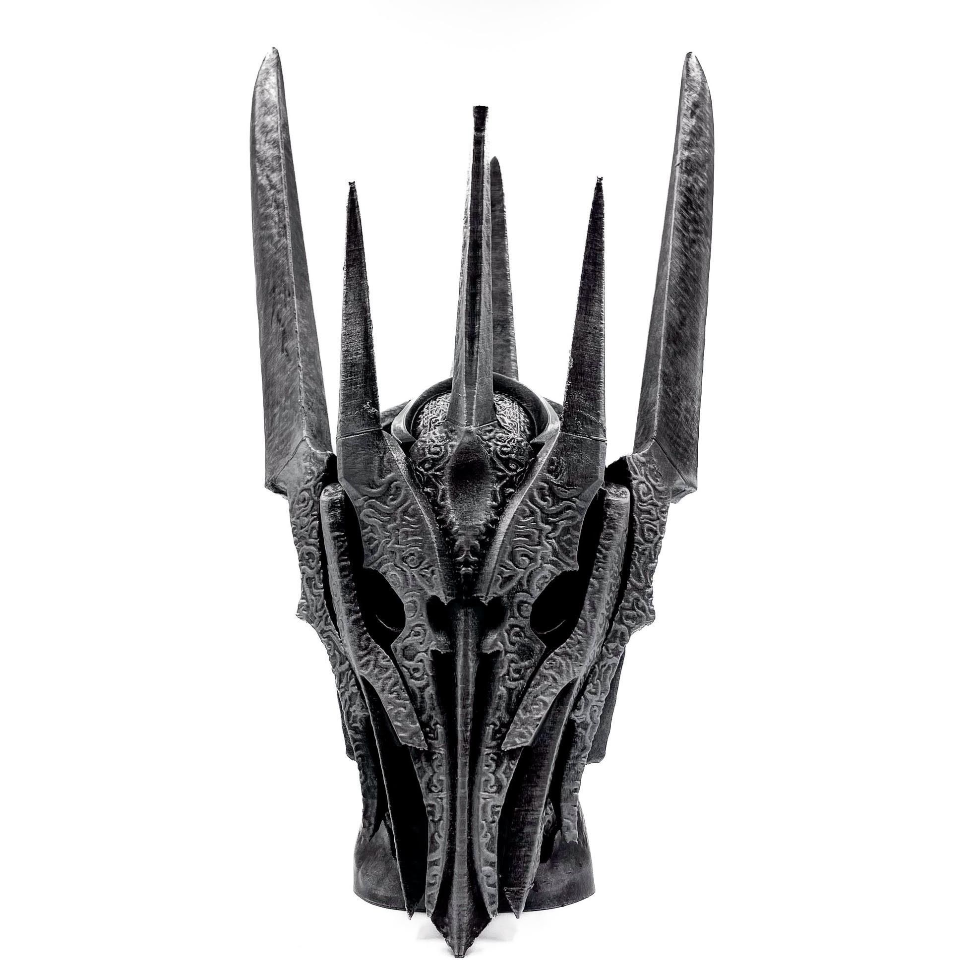 Sauron Head Helm Helmet Lord of the Rings LOTR 3D print model_1