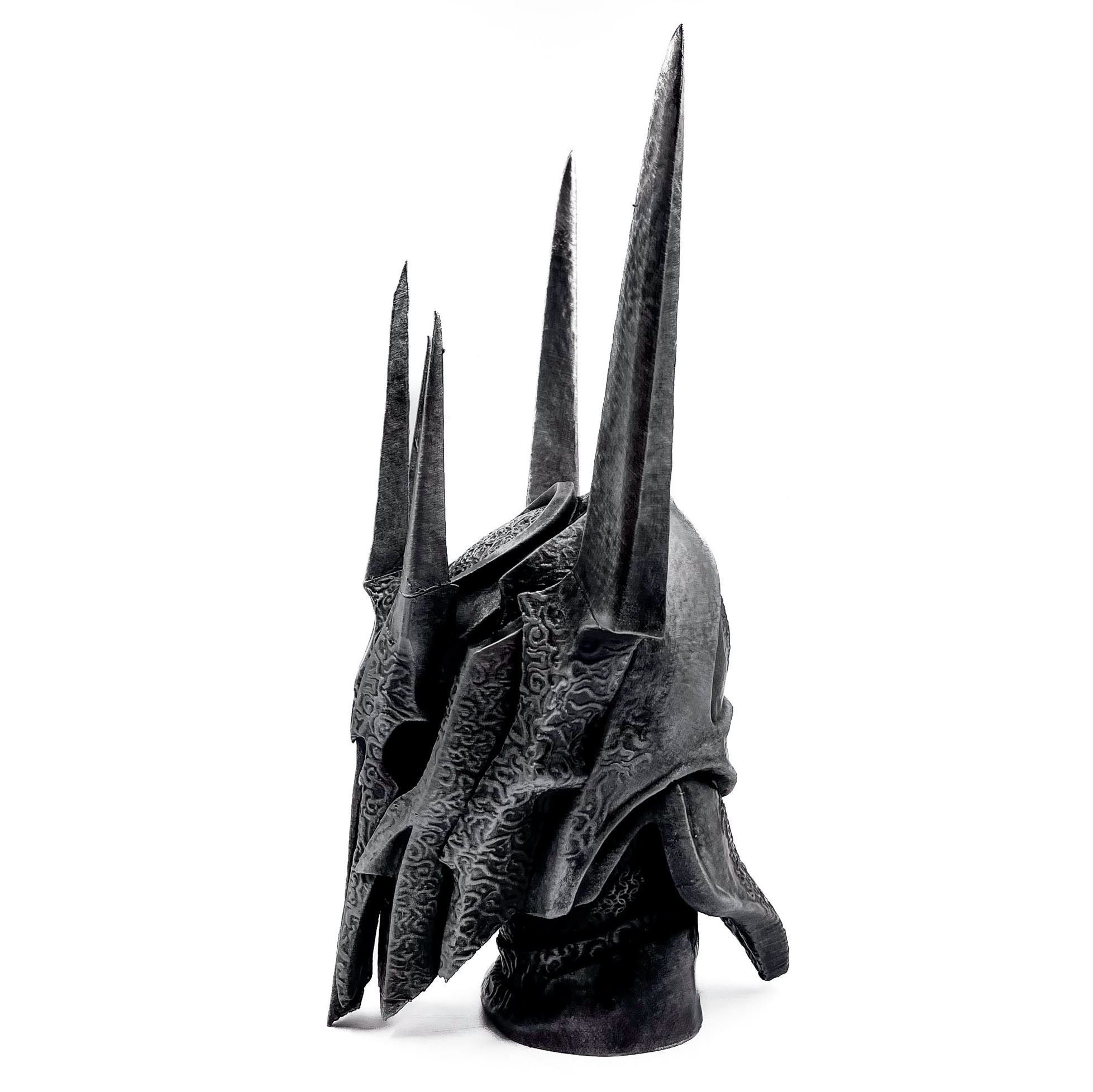 Sauron Head Helm Helmet Lord of the Rings LOTR 3D print model_2