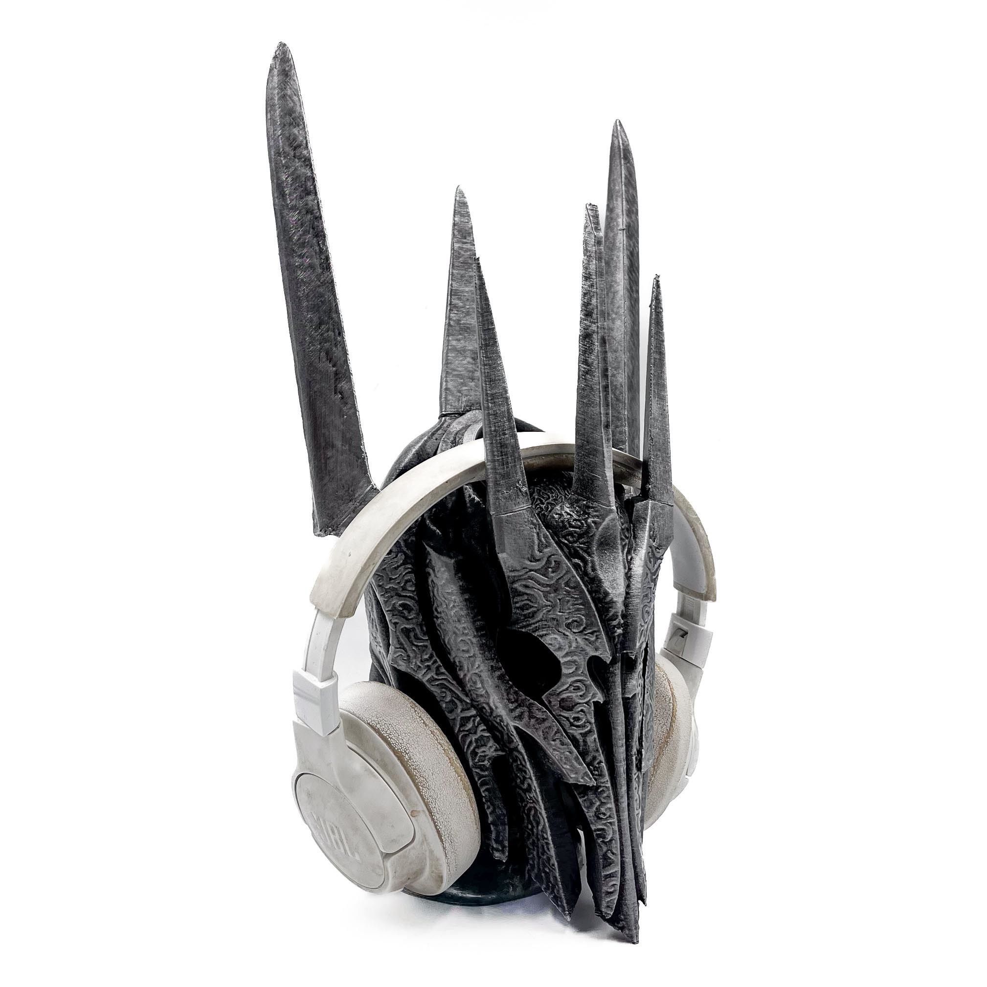 Sauron Head Helm Helmet Lord of the Rings LOTR 3D print model_7