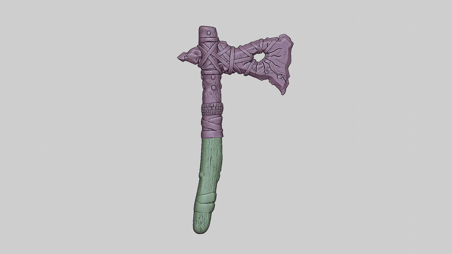 Hells Retriever Call of Duty Zombies COD Black Ops Axe Weapon 3D print model_9