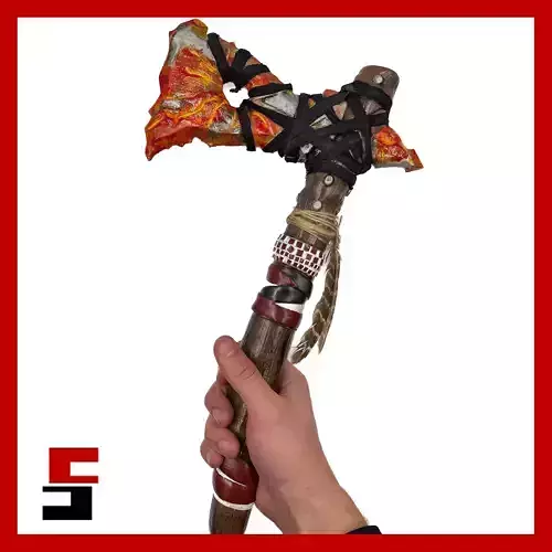 Hells Retriever Call of Duty Zombies COD Black Ops Axe Weapon 3D print model