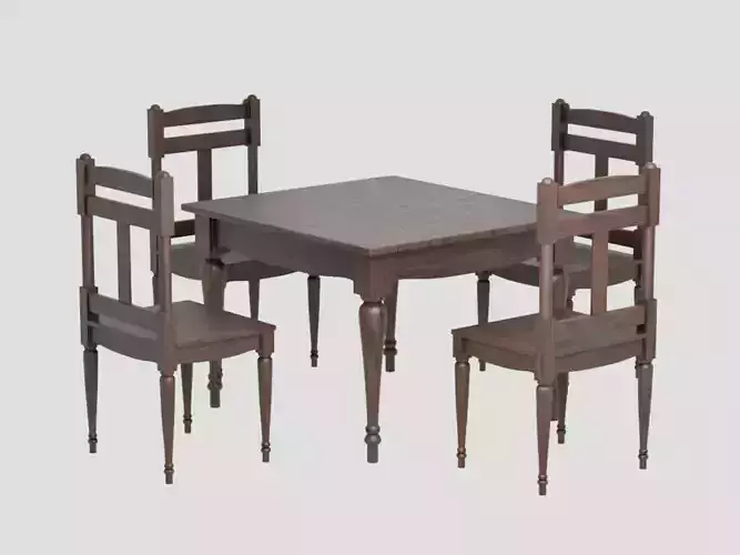 table and chairs