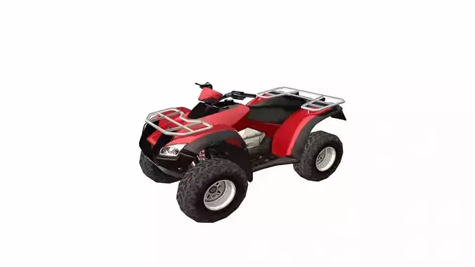 ATV Motorcycle Free low-poly 3D model