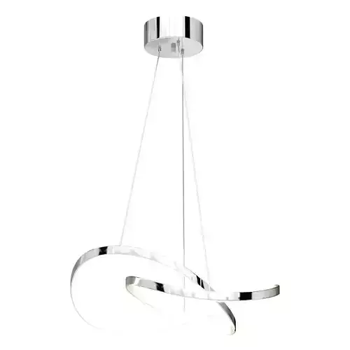LED pendant chandelier with Ello remote control  3D model