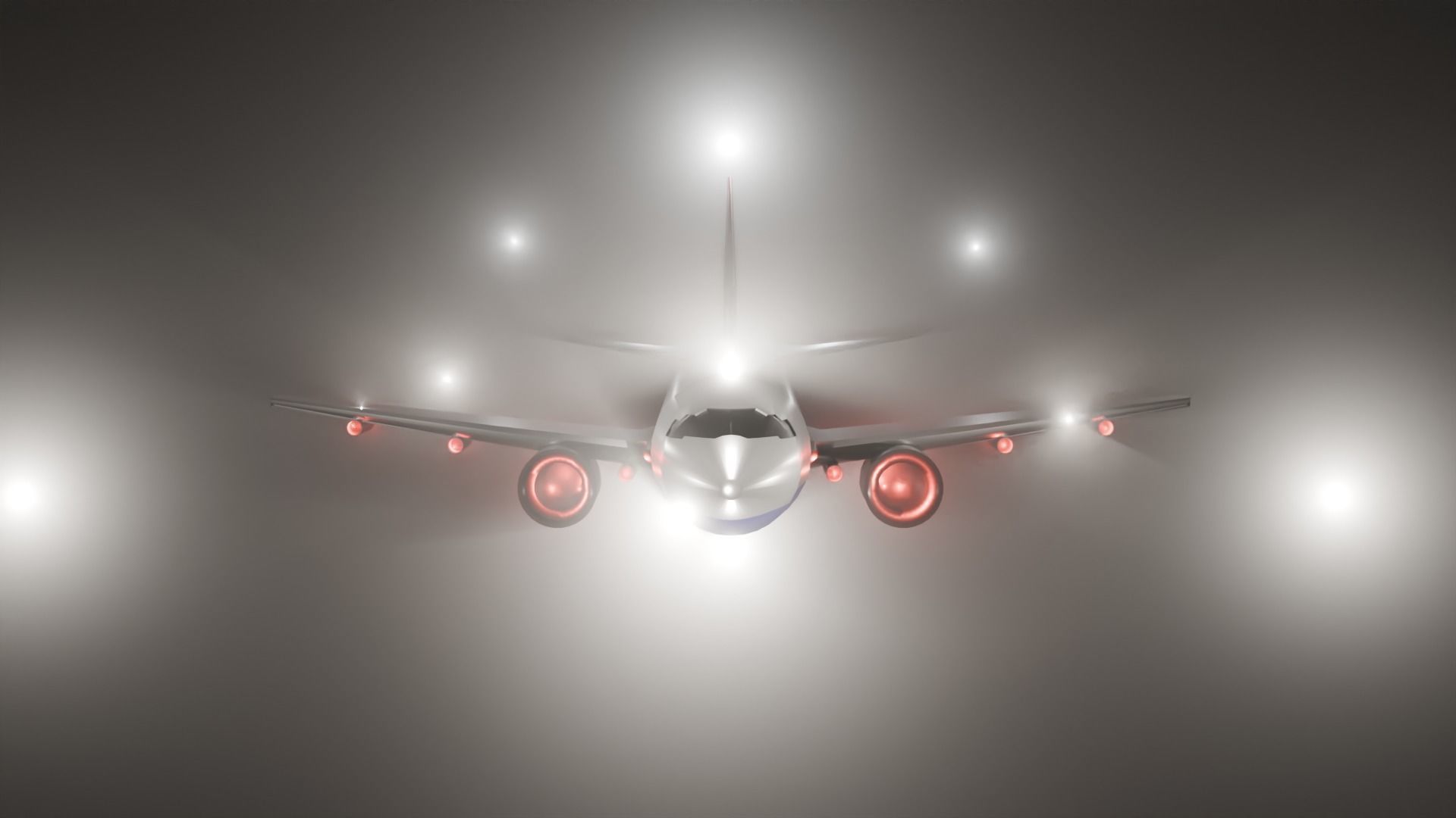 3d modeled airplane 3D model_1