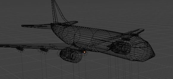 3d modeled airplane 3D model_4