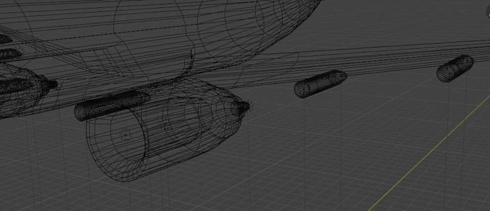 3d modeled airplane 3D model_5