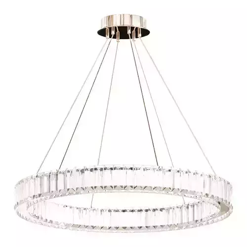 Pendant chandelier Elegant made of metal glass