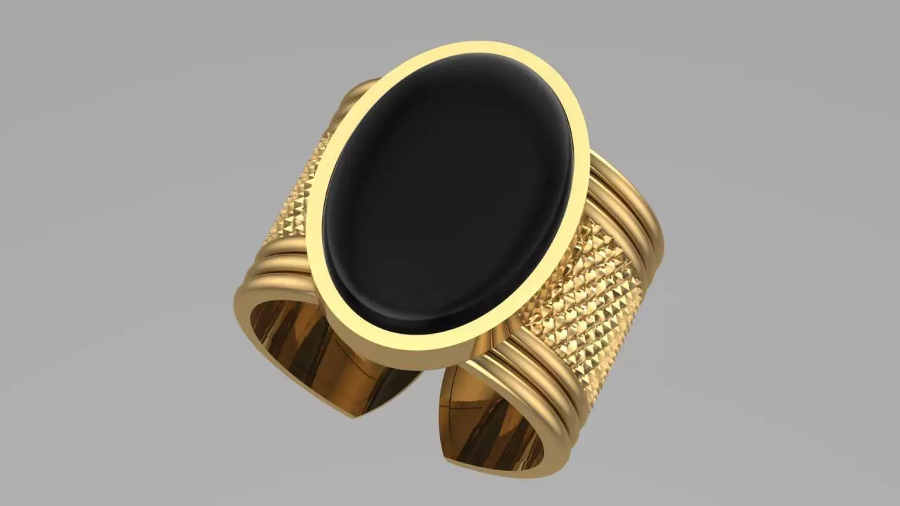 free size unisex ring 3D print model