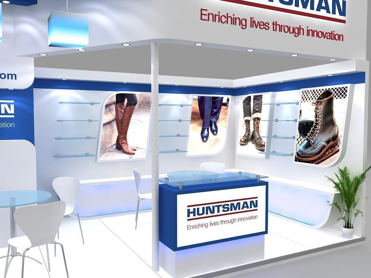 6 mtr x 3 mtr one side open exhibition stands 3D print model_5