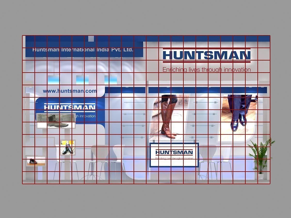 6 mtr x 3 mtr one side open exhibition stands 3D print model_7