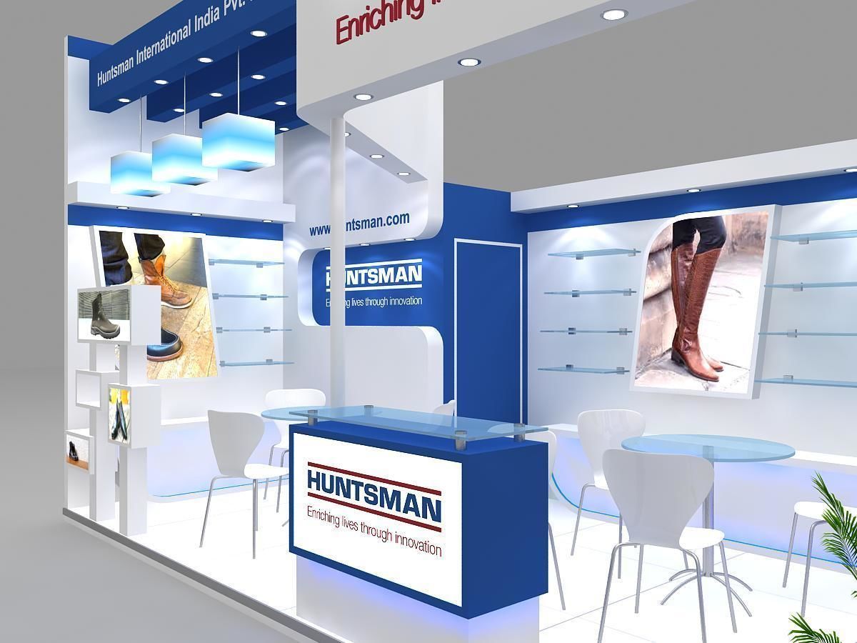 6 mtr x 3 mtr one side open exhibition stands 3D print model_4