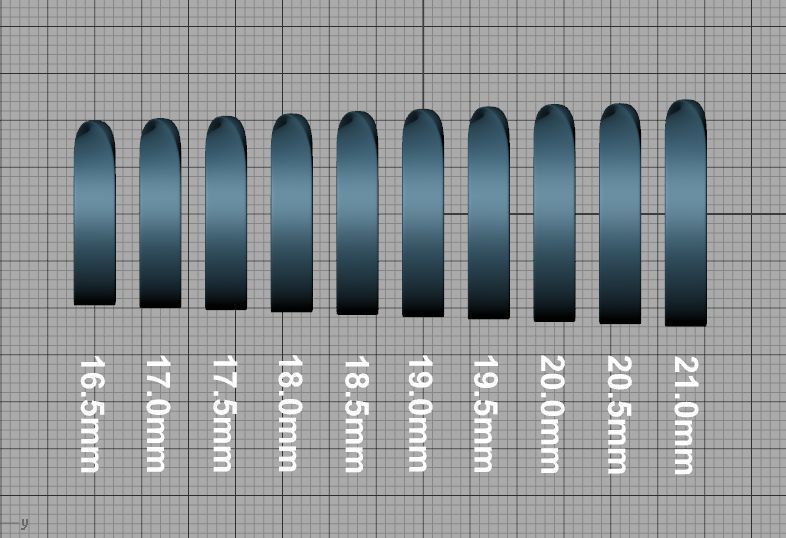 Mobius Twisted  Wedding Bands Collection 3 Rings  _34