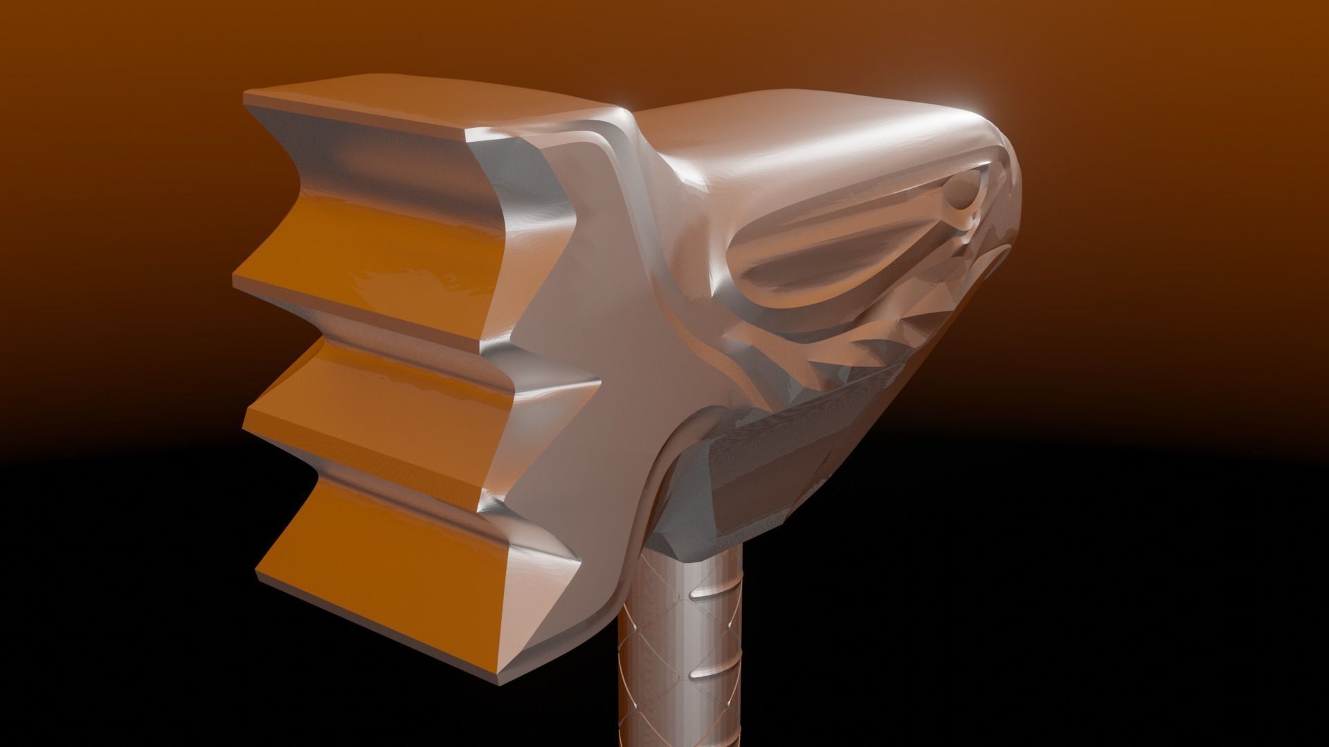 Destiny 2 Hammer of Sol 3D print model_5