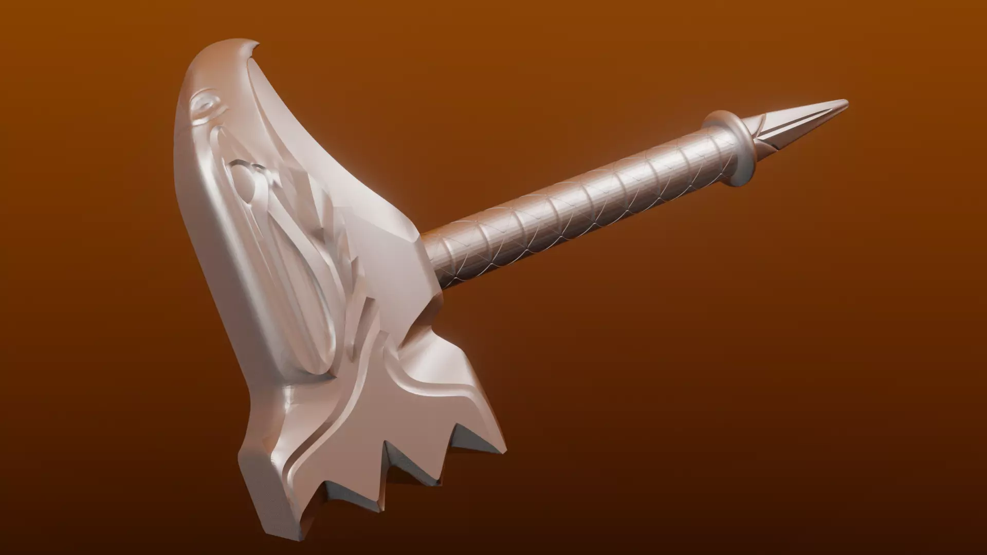 Destiny 2 Hammer of Sol 3D print model_0