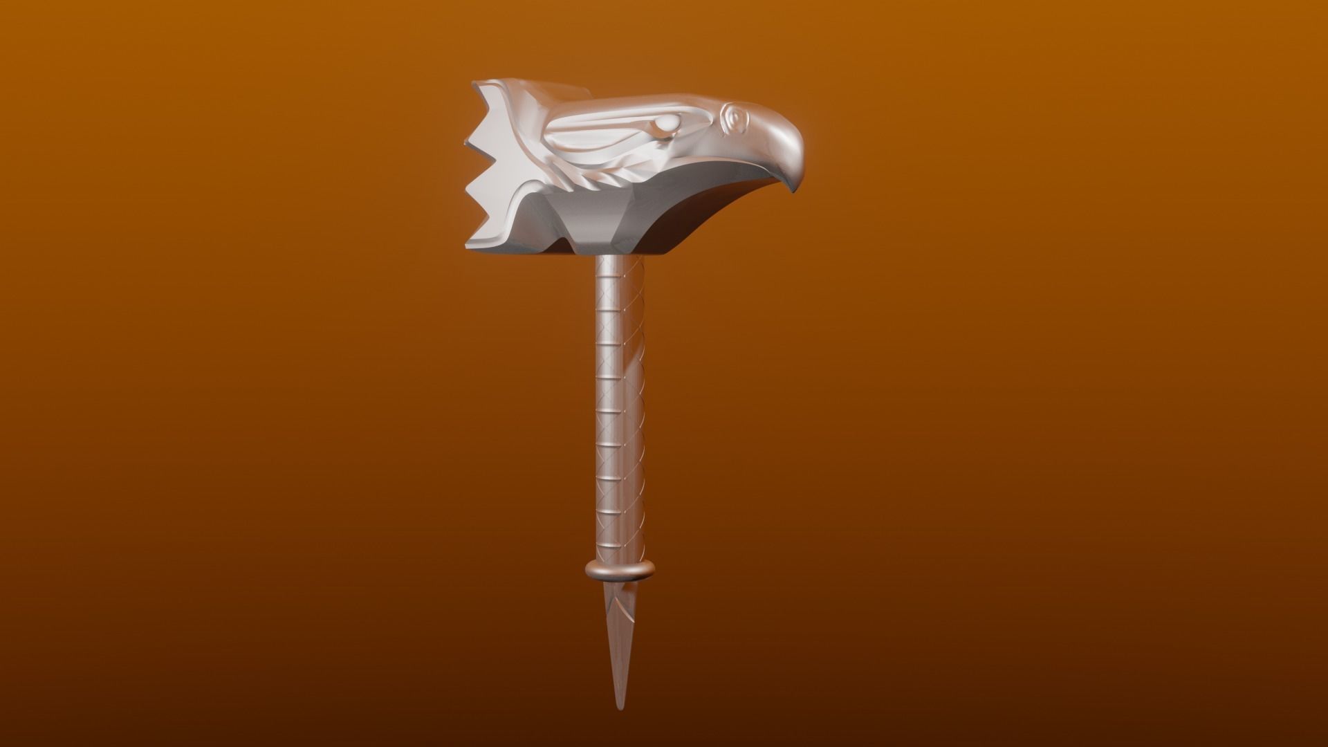 Destiny 2 Hammer of Sol 3D print model_2