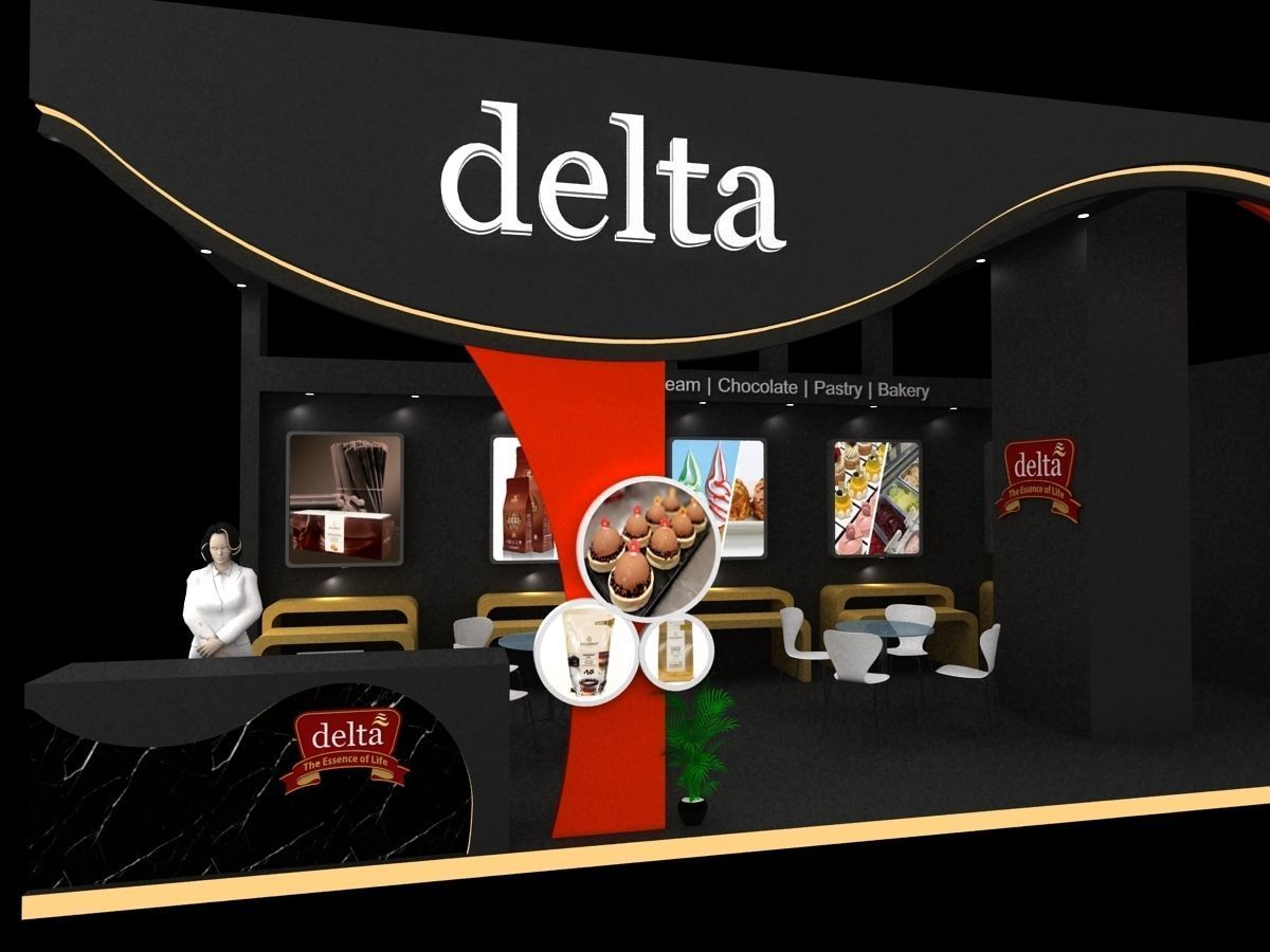 10 mtr x 4 mtr 2 side open Exhibition stands 3D print model_4