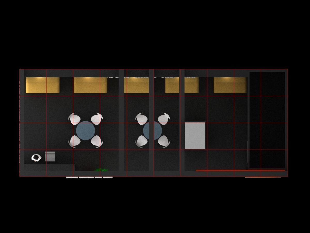 10 mtr x 4 mtr 2 side open Exhibition stands 3D print model_8