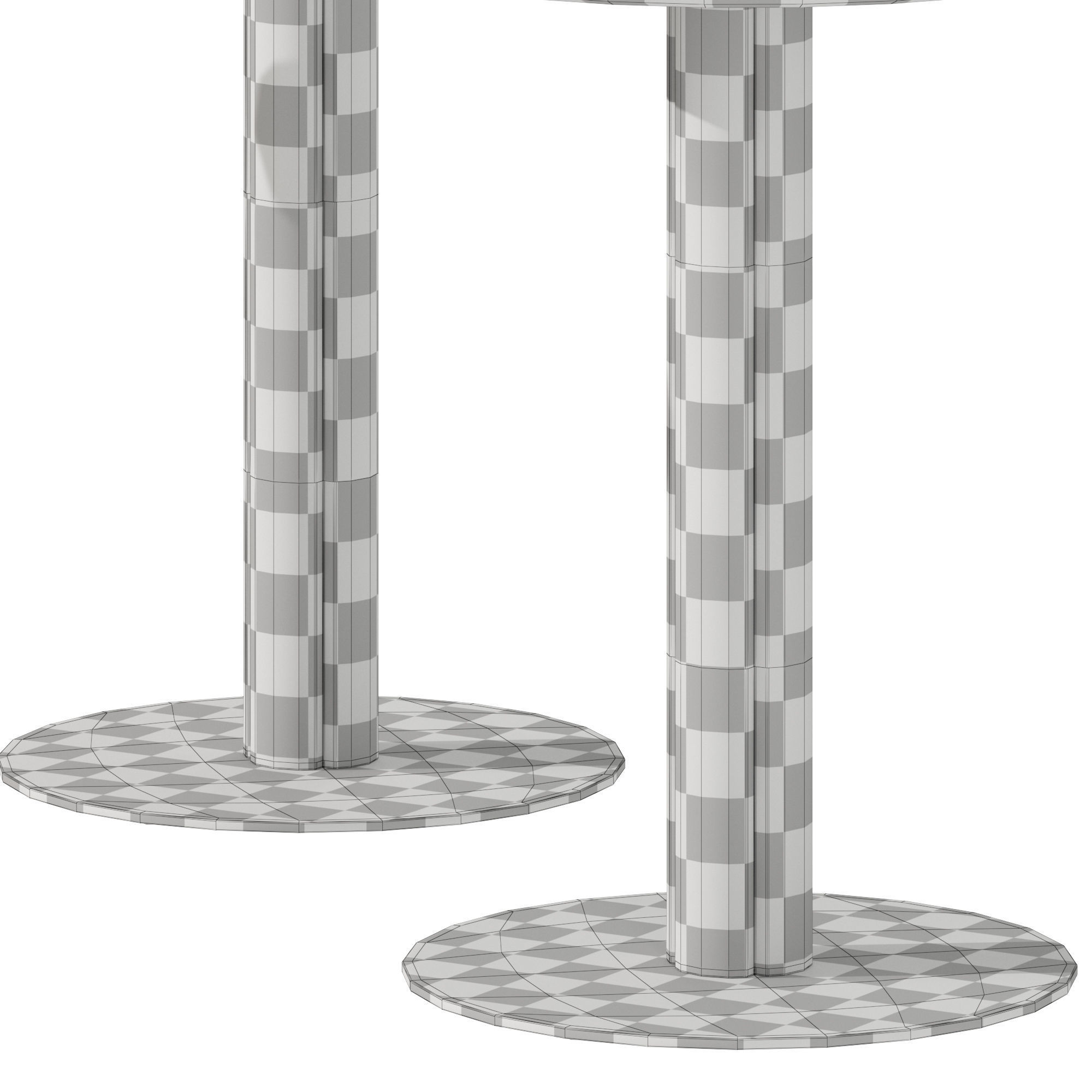 Sipa One Circle Wooden 3D model_4