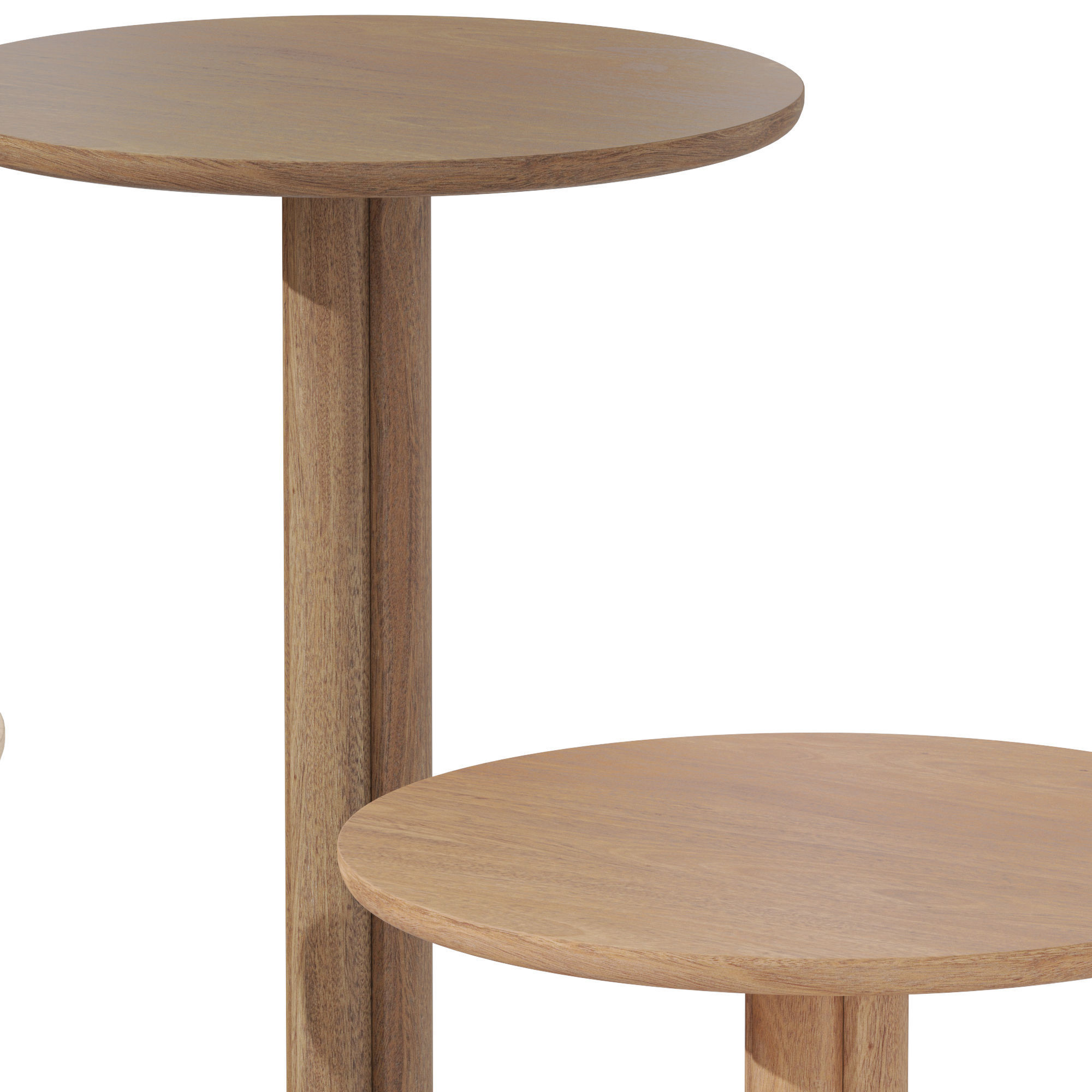 Sipa One Circle Wooden 3D model_1