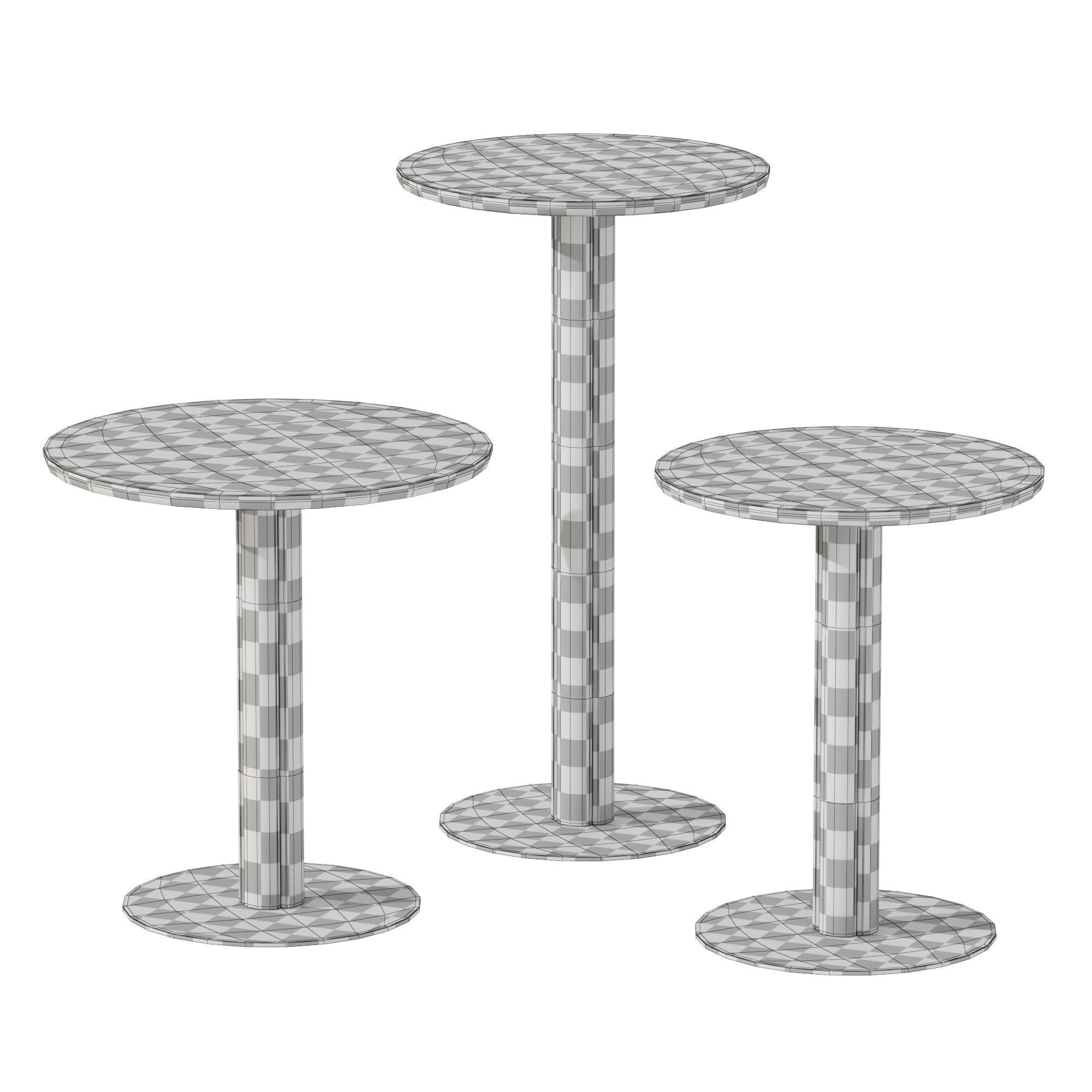 Sipa One Circle Wooden 3D model_3