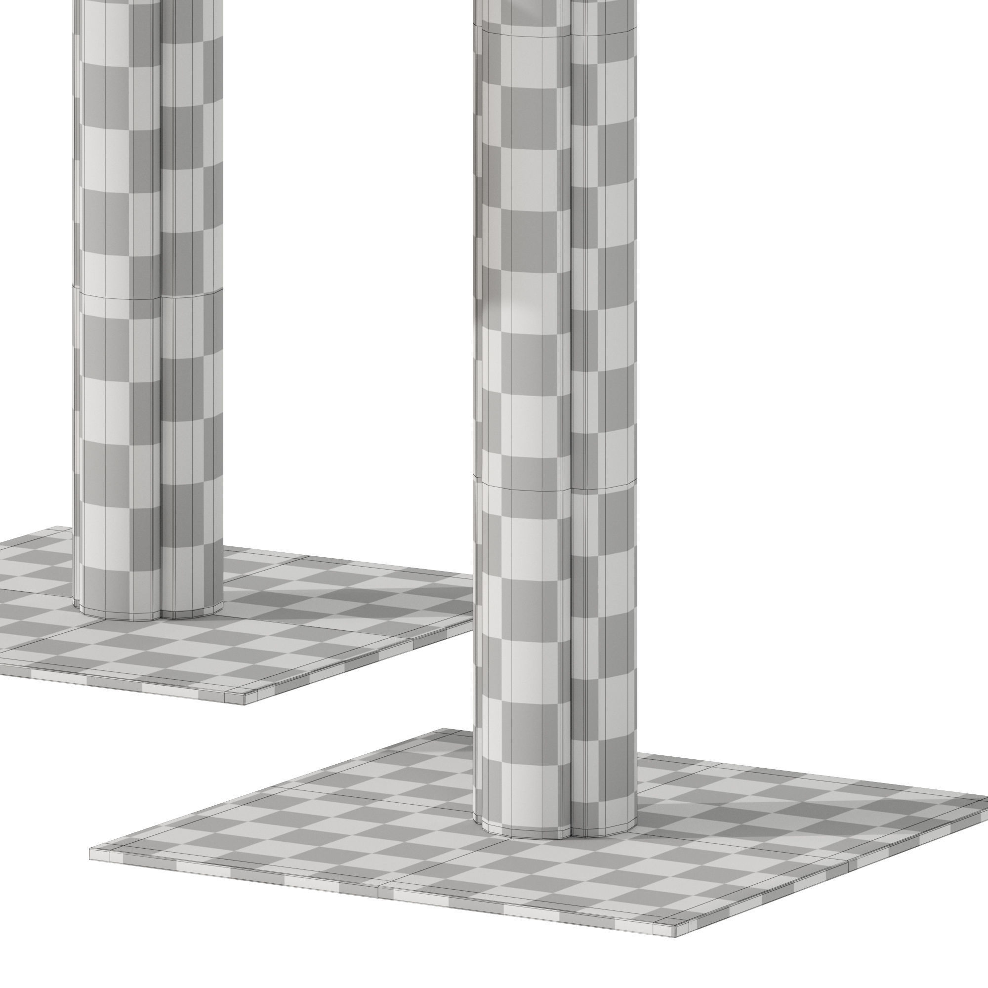 Sipa One Rectangle Wooden 3D model_4